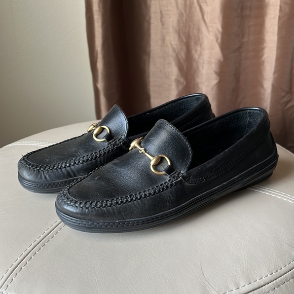 NOT FOR SALE. Gucci Loafers Black 6.5 Gold Hardware - Picture 4 of 16